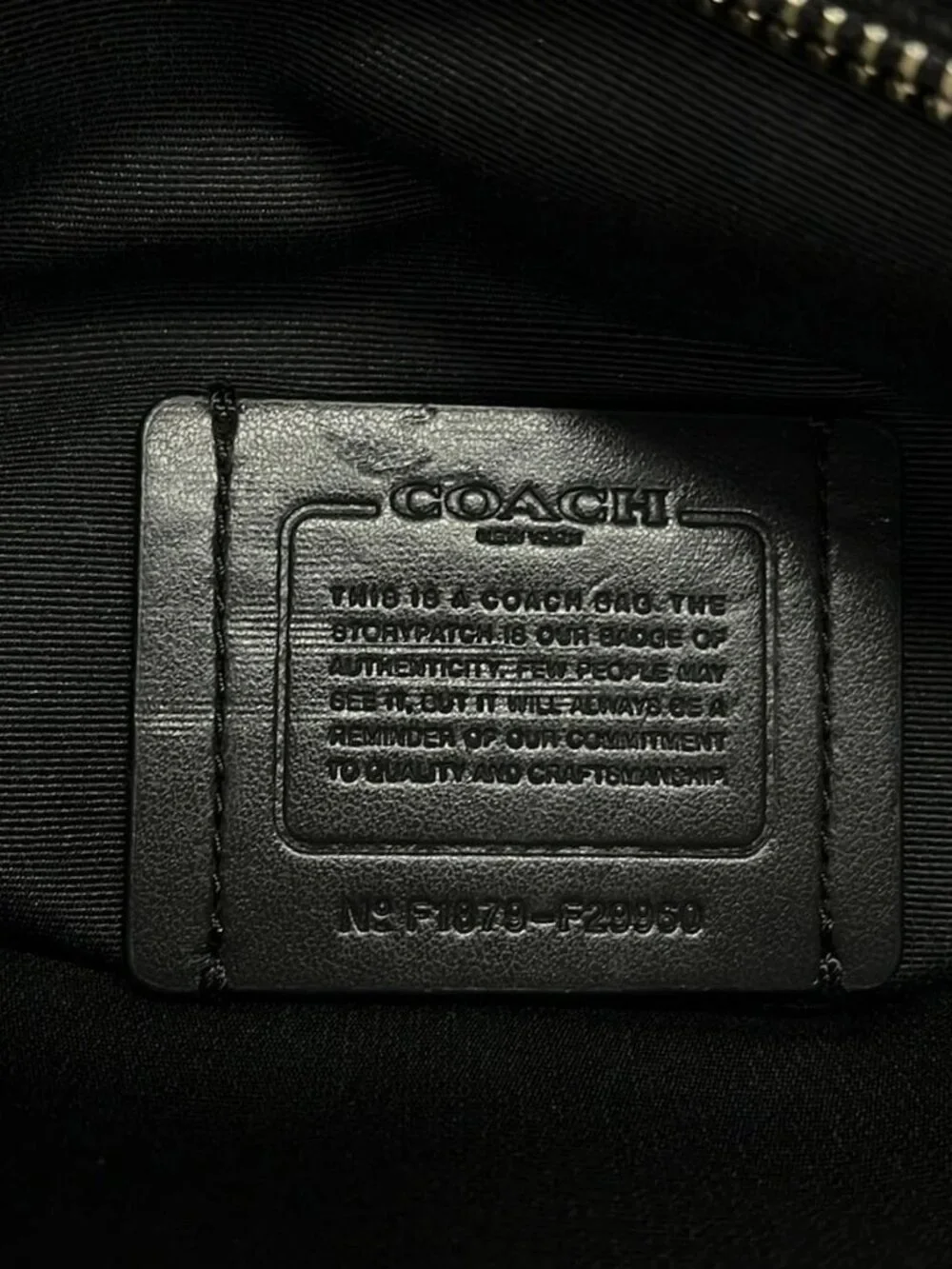Coach product information